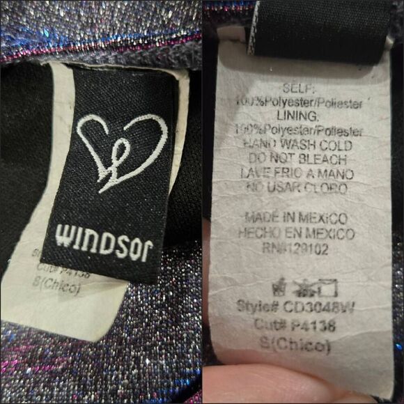 Windsor Sparkle Glitter Bodycon Dress(C018)-Size S for Women - Picture 8 of 11